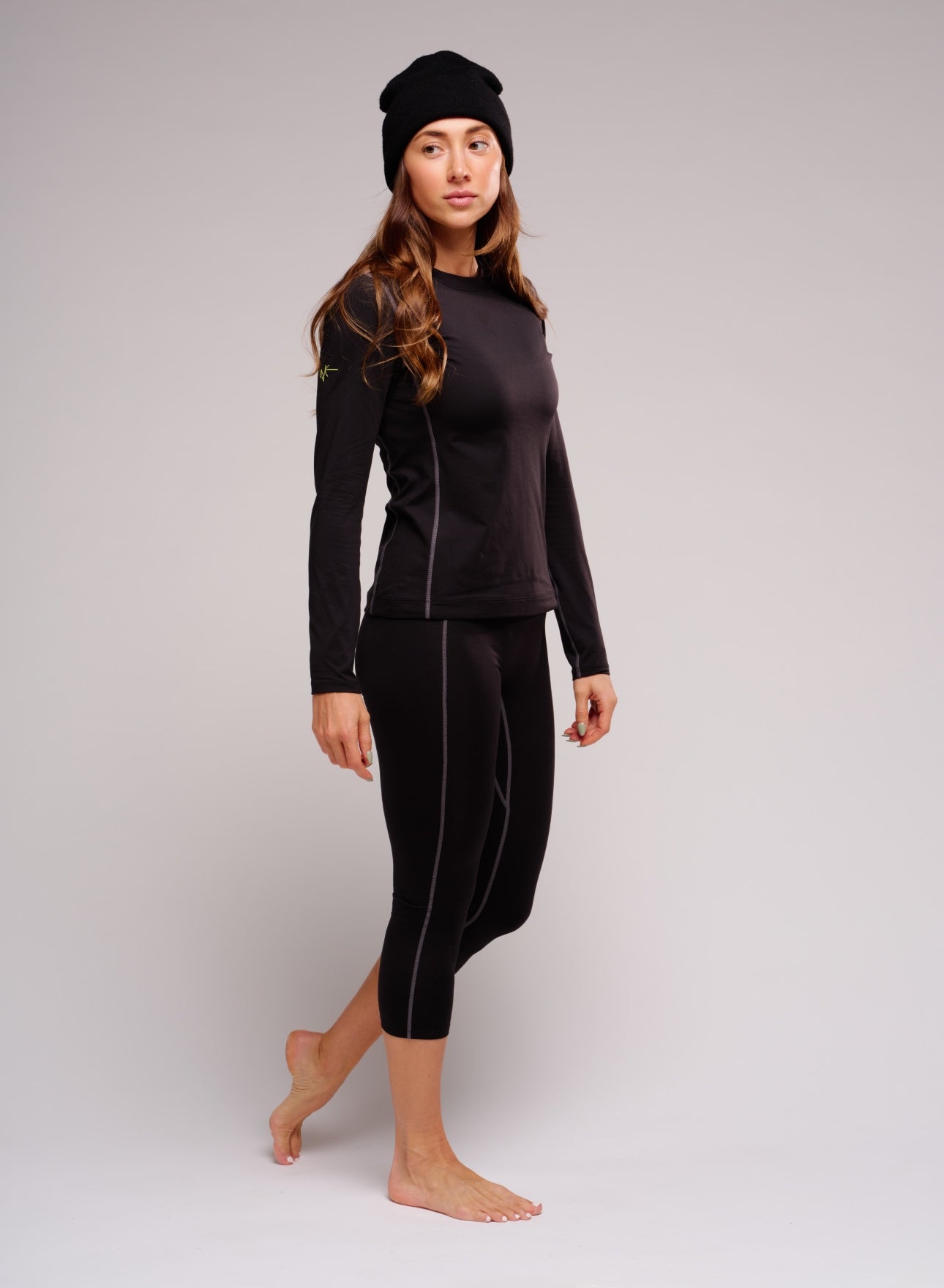 Nova Base Layer Cropped Legging Womens - InkLine