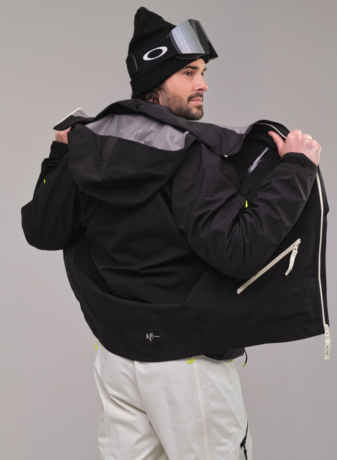 mens black ski jacket with matching pants - InkLine