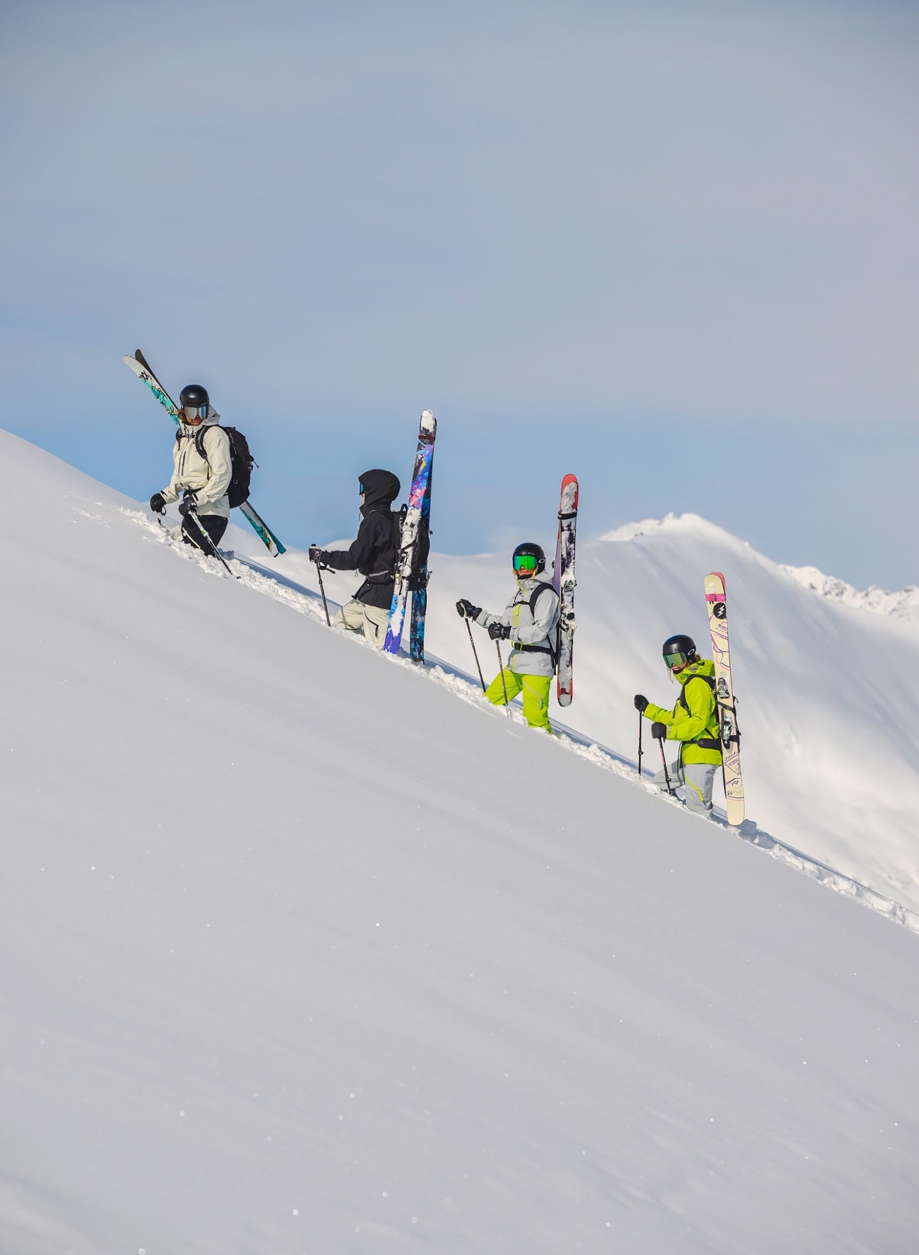 InkLine matching ski and snowboard outfits