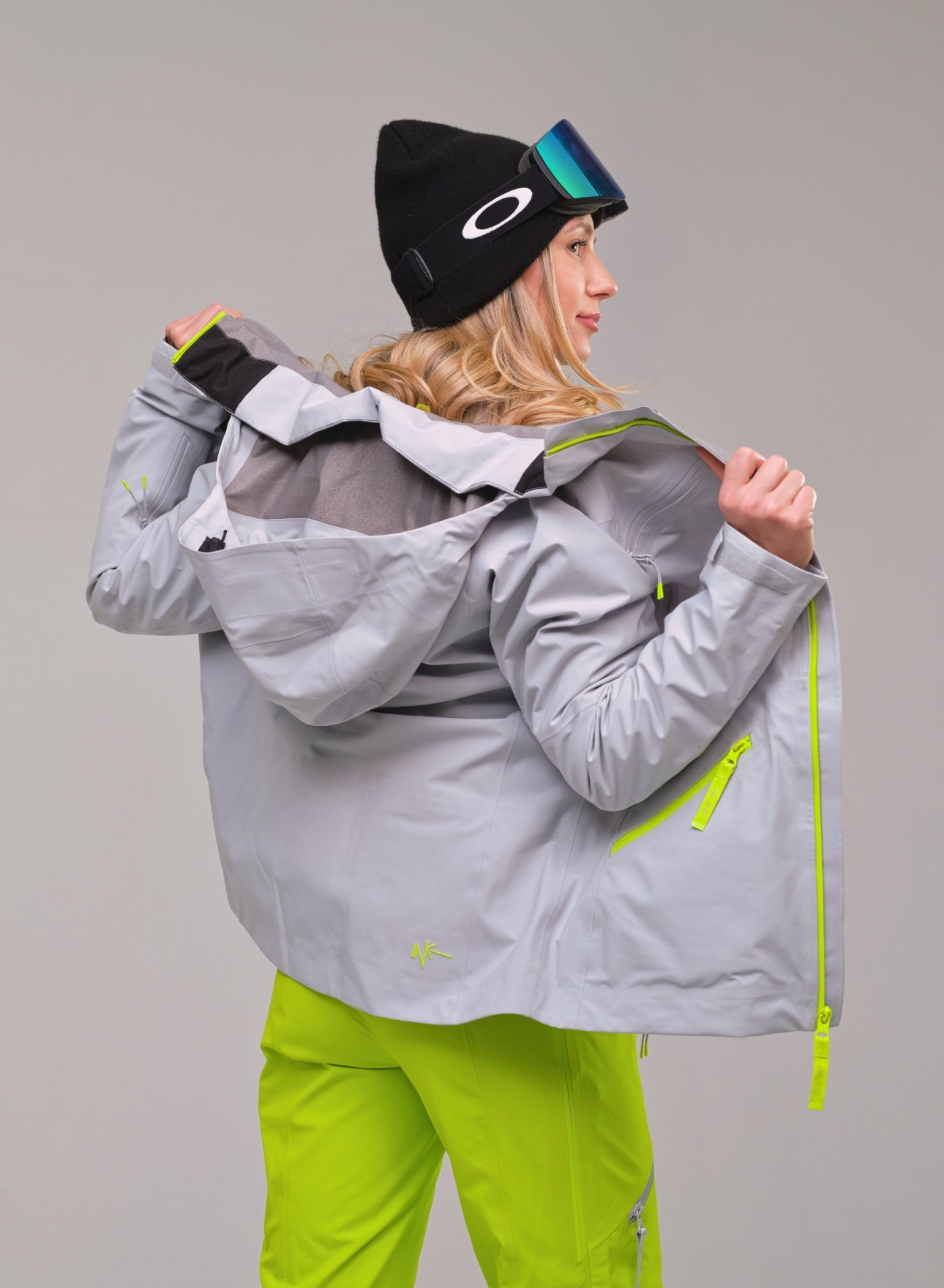 womens matching grey ski and snowboard outfit - InkLine