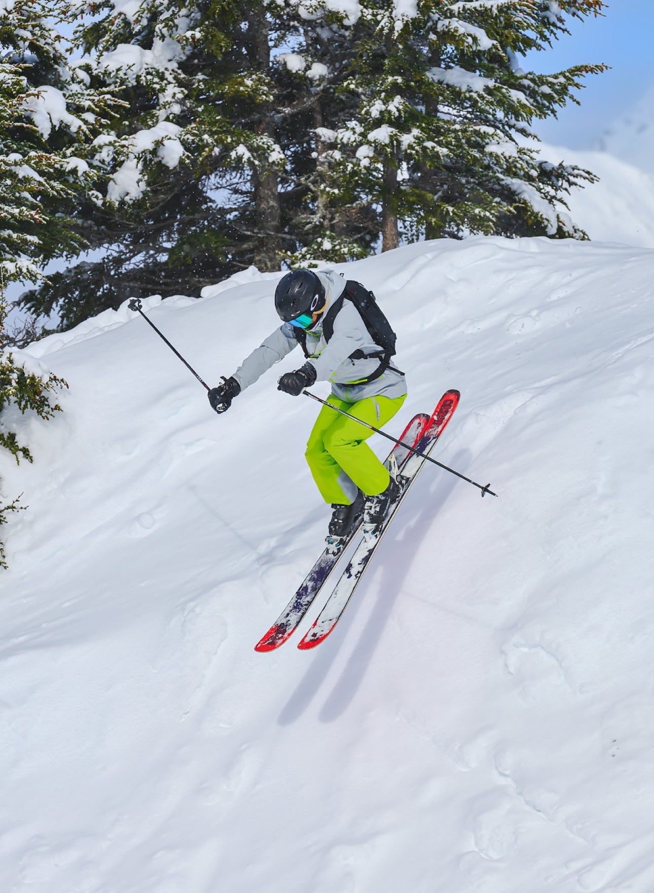 womens grey ski and snowboard matching ski kit - InkLine