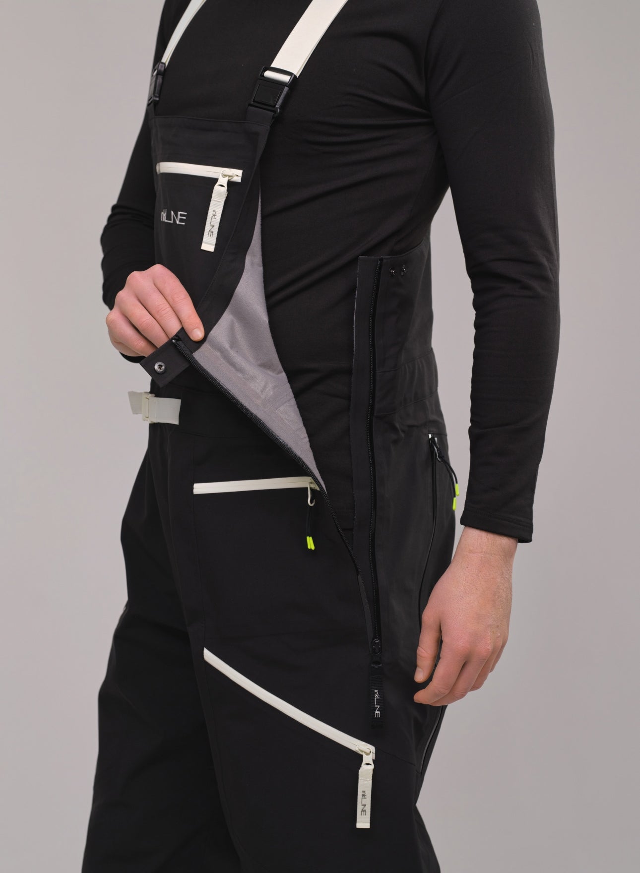 mens durable black ski pants