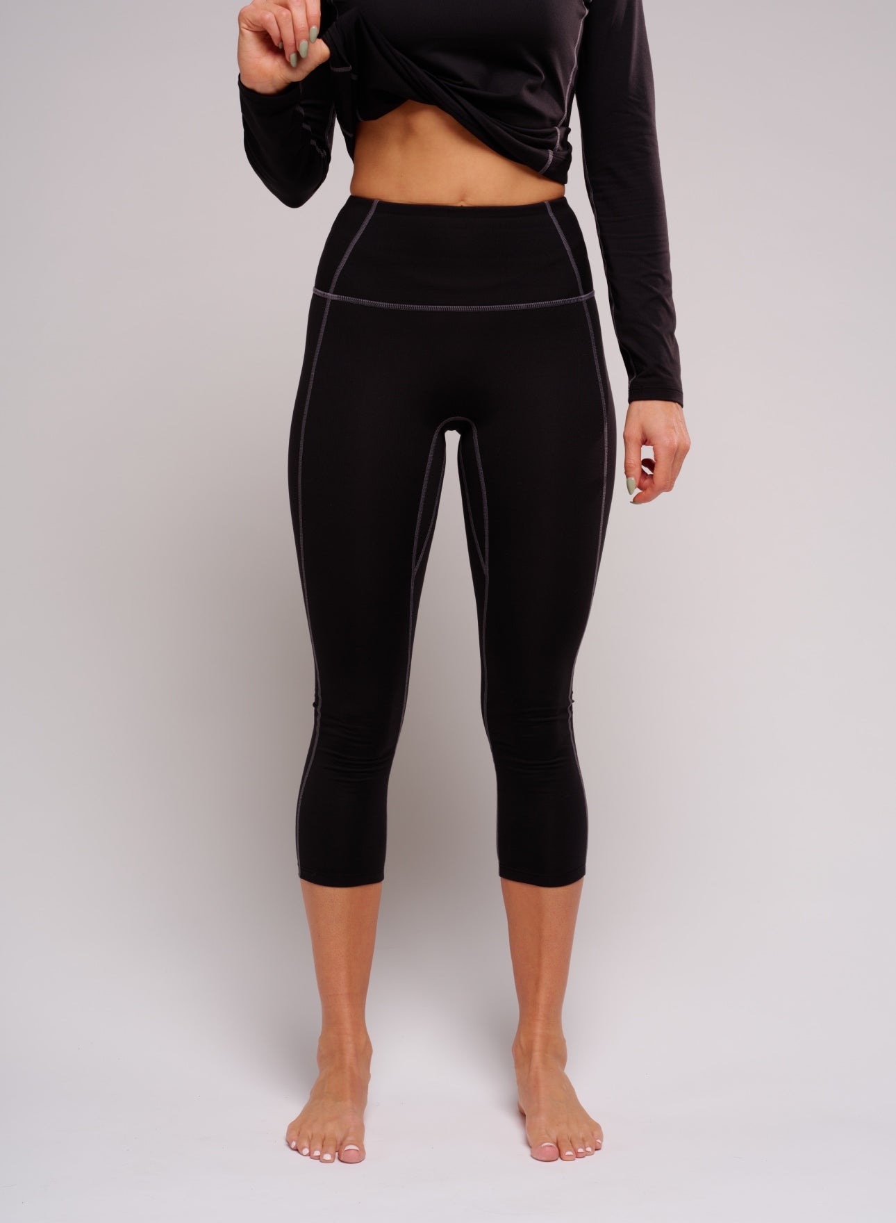 Nova Base Layer Cropped Legging Womens - InkLine